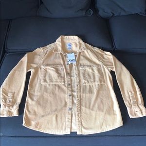 Zara corduroy button up
